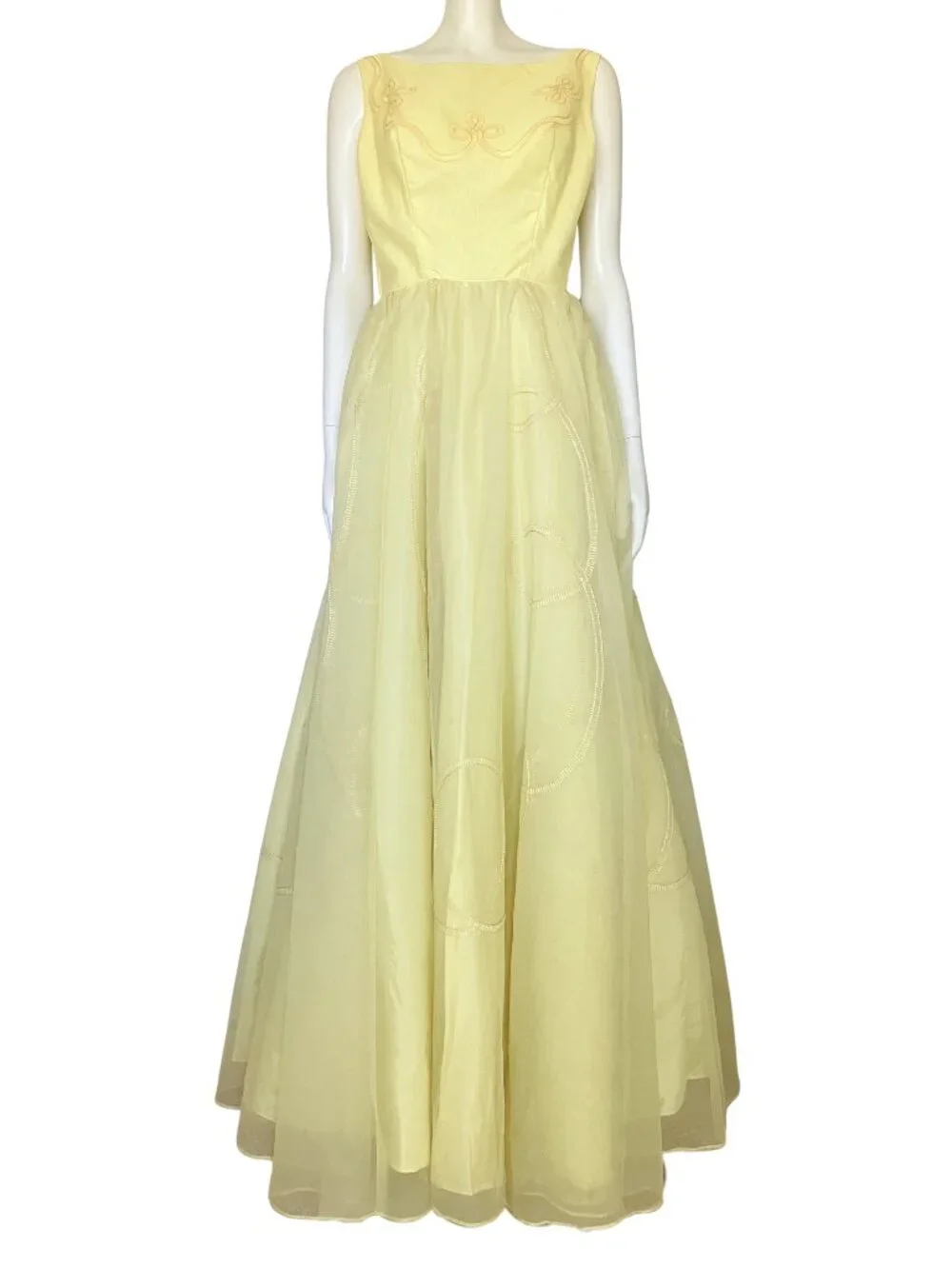 vintage yellow prom dress Yellow Party Dress Long Evening Dress Vintage Prom Dress fg8165